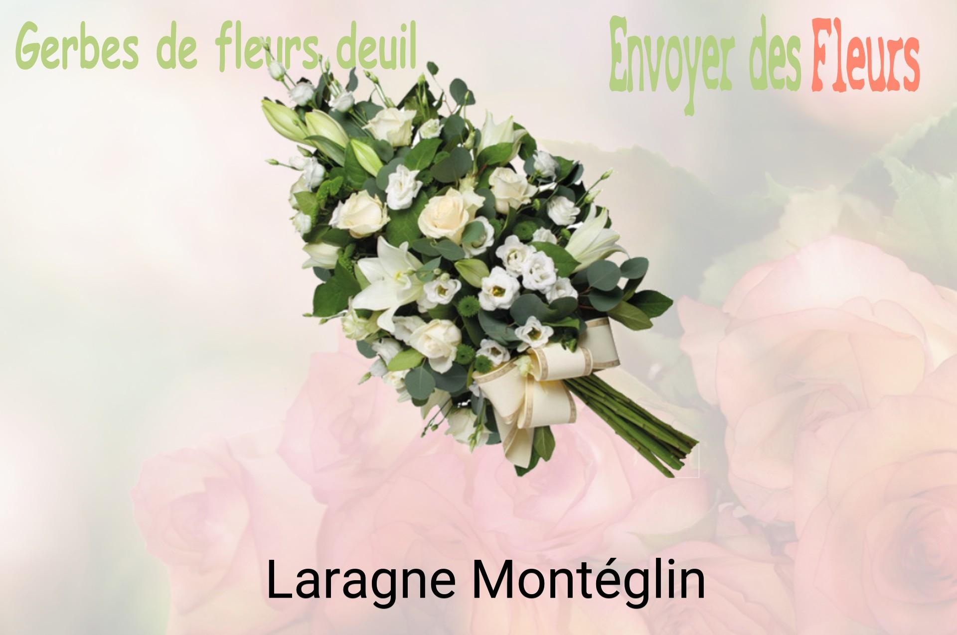 Gerbe de fleurs de deuil livrée à Laragne-Montéglin
